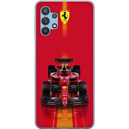 Yhteensopiva Puhelinkuori Samsung Samsung Galaxy A32 5G Ferrari Formula 1 -auto ikonisessa punaisessa muotoilussa urheilullisella tarkkuudella
