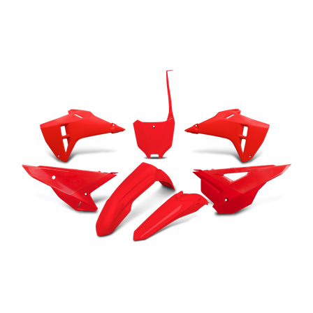 Restyling-Plastik-Kit (4-teilig: Front, Heck, Seiten, Kühlerverkleidung) UFO - Honda CRF 450RX 2021-2024