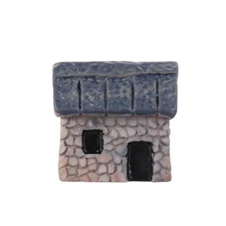 10 stk hus miniatyrfigur harpiks dukkehus 2 2 2