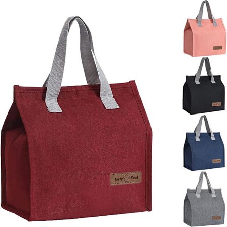 Lunch Bags, Reusable Insulated Leakproof Lunch Box Bag, Cooler Bags for Kids Girls Adults, Thermal Cooler Tote for Work School Picnic