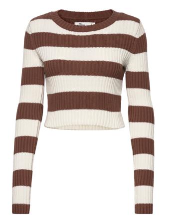 Hco. Girls Sweaters Brown Hollister