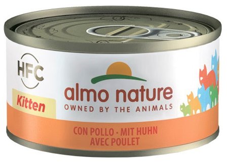 Almo Nature HFC Kitten Cibo Umido Con Pollo Per Gattini Lattina