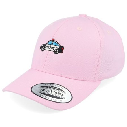 Kiddo Cap - Rosa adjustable Keps - Kids Police Car Pink Adjustable @ Hatstore