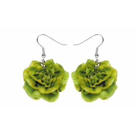 Earrings - Lettuce - Oversize - Acrylic