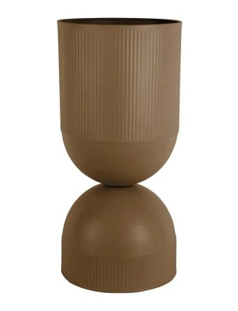 present time Plant Pot Tonar Xl - Brown - H 55CM