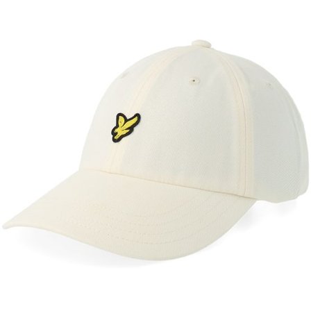Lyle & Scott - Vit unconstructed Keps - Baseball Ice Cream Dad Cap @ Hatstore