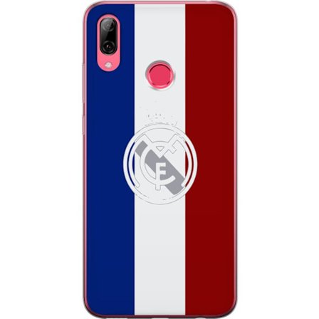 Yhteensopiva Puhelinkuori Huawei Y7 (2019) Real Madrid Tricolor
