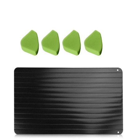 Rask Tining Brett Tine Fryst Mat Kjøtt Frukt Rask Tining Tallerken