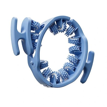 /EA/Rund midja buk massage rulle ring benklämma skorsten rensa meridianer bärbar cellulit massage (Blå)