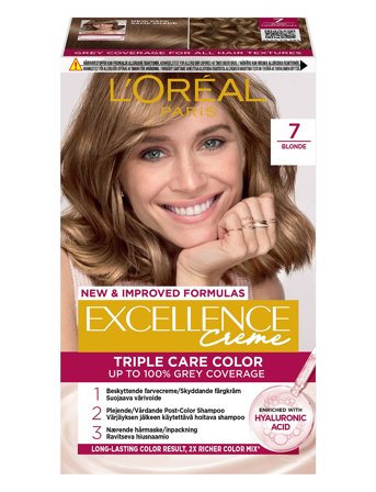 L'Oréal Paris L'oréal Paris, Excellence Crème, Permanent Hair Color, Up To 100% Grey Coverage - Nude - ONE SIZE