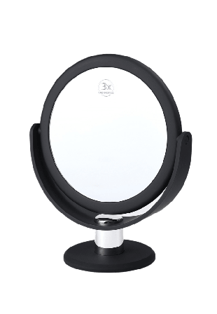 Skir Bordsspegel, rund Sminkverktyg & tillbehör Unisex Svart ONESIZE