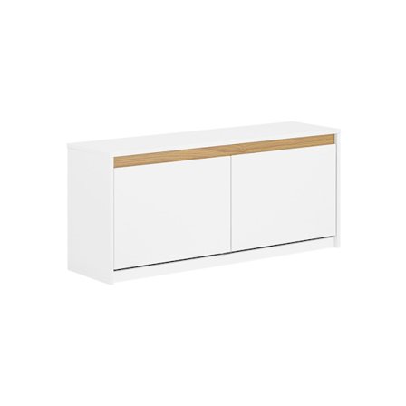 SoBuy vit skohylla med 2 dörrar 30x103.99x46.99cm, modern FSR171-W