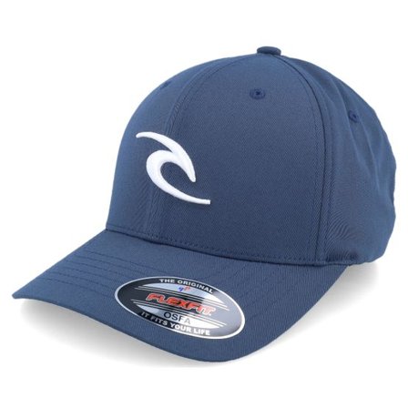 Rip Curl - Blå flexfit Keps - Tepan 2.0 Flexfit Cap Navy Flexfit @ Hatstore