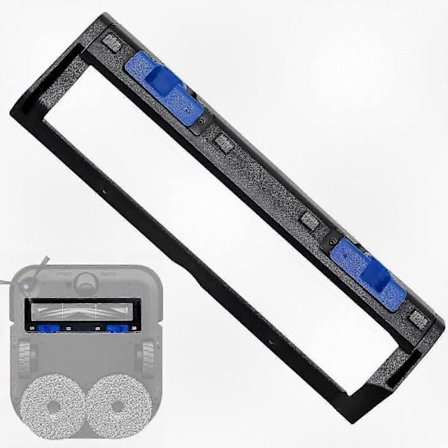 Erstatningsbeskyttelse til rullebørste til Ecovacs Deebot X5 Omni & X5 Pro robotstøvsugere, tilbehør til hovedbørstebeskyttelse