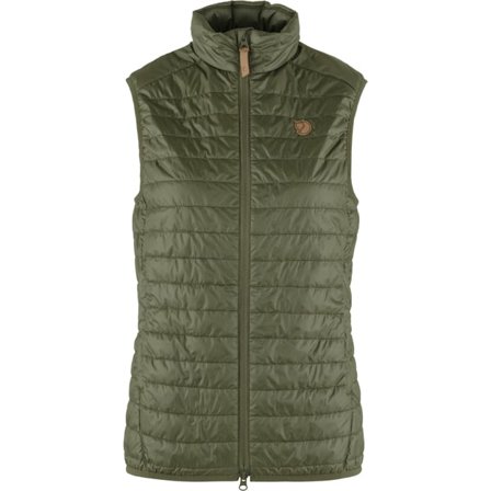 Fjällräven Women's Abisko Padded Vest in Laurel Green, Primaloft | Size: Medium