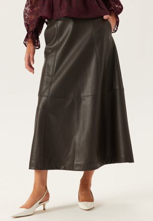 VERO MODA-Vmolive Hw Coated Ankle Skirt-M