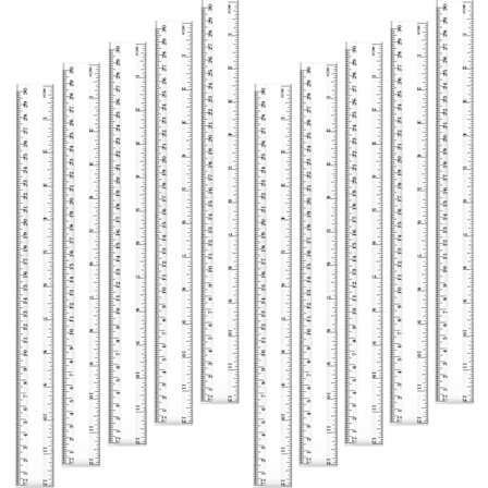 20 stk. 30 cm plastiklinealer, lige lineal kontorlinealer skolelinealer (klar)