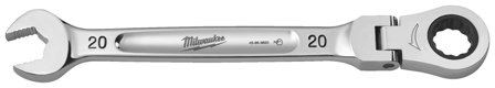 Milwaukee 4932480193 Spärrkombinyckel med ledat huvud 20 mm, Handverktyg