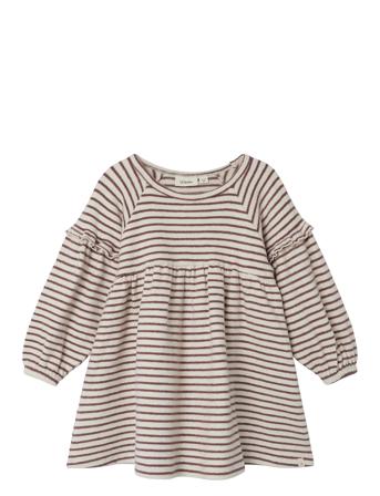 Nmfthoro Ls Dress Stripe Lil Dresses & Skirts Dresses Casual Dresses Burgundy Lil'Atelier