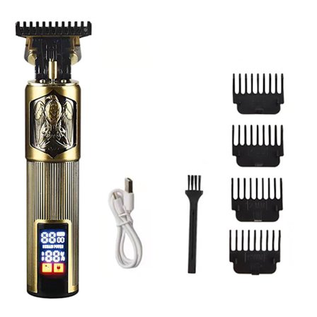 Høj Kvalitet Professionel LED Barbermaskine / Trimmer