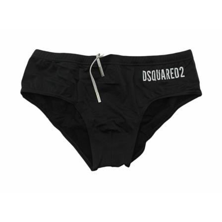 Dsquared2 - Badkläder - Svart - Herr - Storlek: L, Herr, Storlek: L