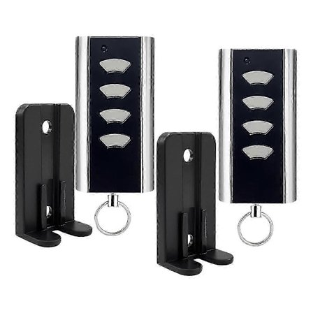 2 stk. Garagefjernbetjening til Entrematic RCU 433-2, til Crawford Standard Steel 433.92 Garageport{REN}