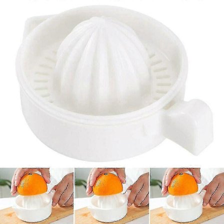 Manuell Citruspress i Plast för Apelsin, Citron och Frukt, Portabel Juicepress