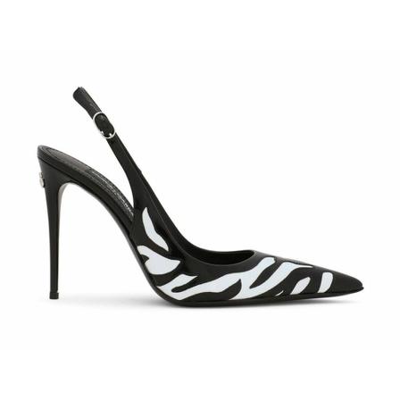 Dolce & Gabbana, With Heel Zwart, Dames, Maat:38 EU