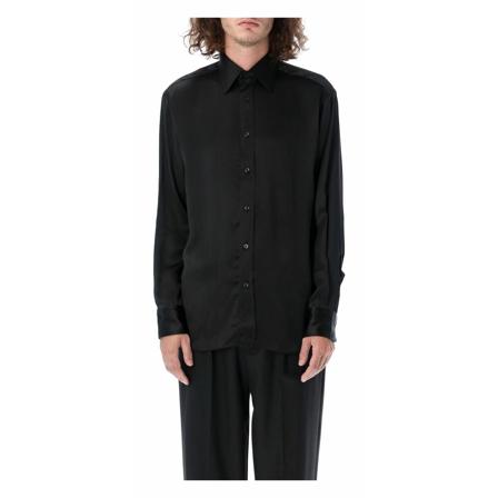 Tom Ford, Shirts Czarny, Mężczyzna, Rozmiar: M