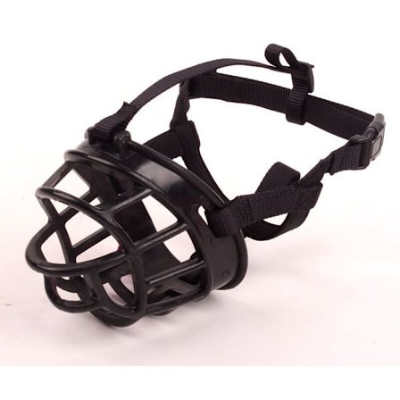 Snude, Sort, Størrelse 1 (Nr. 1 mundlængde 6cm, mundomkreds 20cm, hovedomkreds 30-40cm)