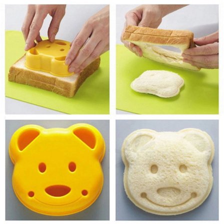 e Animal Sandwich Mold ter Bjørn Hundeform Kake Brød Toast Mak