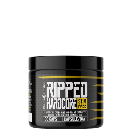 Chained Nutrition Rippet Hardcore Stimfree Fat Burner 90 kapsler