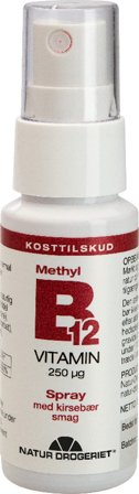 Natur Drogeriet Methyl B12-Vitamin Spray 25 ml, Helse & Madvarer, B-vitamin, B12 Vitamin