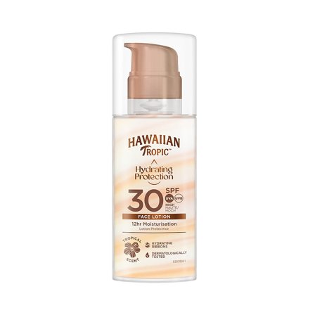 Hawaiian Tropic Hydrating Protection Face Lotion SPF30 50 ml, Skincare, Solcreme, Solcreme Til Ansigtet