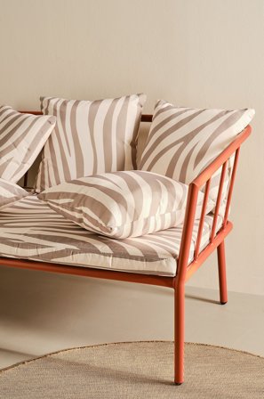 Jotex - Putesett Sofa Khaki zebra - MENTON - Kjøp Puter & sitteputer hos Jotex
