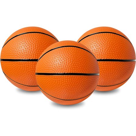 5" Mini Basketbollar för Mini Hoop Basketboll eller Över Dörr Basketboll Korg Spel | PVC