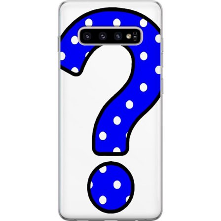 Kompatibelt Mobildeksel til Samsung Galaxy S10+ Spørsmålstegn Fyndiq og CDON