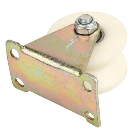 U-Spor Hjul Plast Hvit Farge Skyvedør Lysspor Industriell Styrerull 60