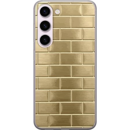 Mobilskal till Samsung Galaxy S23 med Gyllene Murstenar
