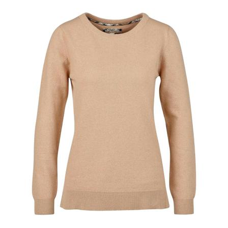 Barbour, Round-neck Knitwear Beżowy, Kobieta, Rozmiar: S