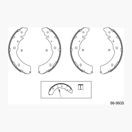 Biltema - BREMSESKOSETT