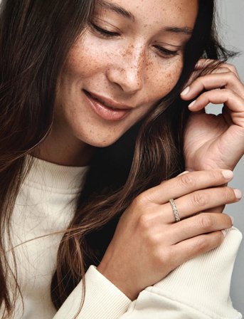 Pandora 14K Gold-Plated Ring With Clear Cubic Zirconia - Gold - 58