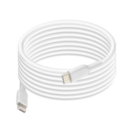 USB C-kabel till iPhone Lightning Power Delivery 18W Certifierad MFi 2m Belkin Vit