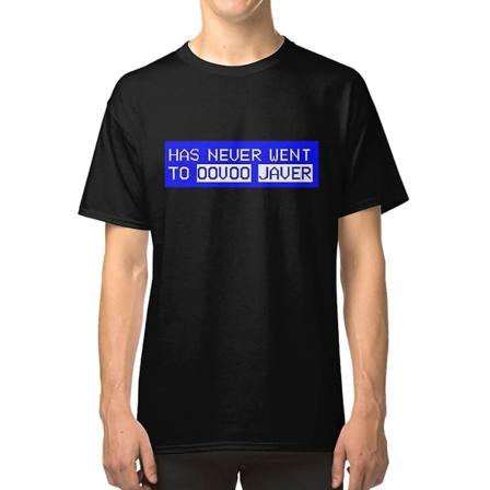 Har aldrig gått till Oovoo Javer Vine Meme T-shirt M