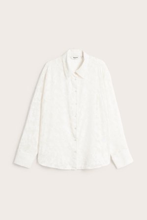 Kappahl | Kuviollinen kauluspaita | Luonnonvalkoinen