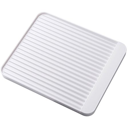 Skridsikker diatomit opvaskemåtte til vinglas, køkkenbrug, hvid