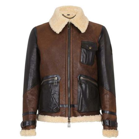 Belstaff Astell-48 Brun, Herre Vinterjakker, Størrelse: M