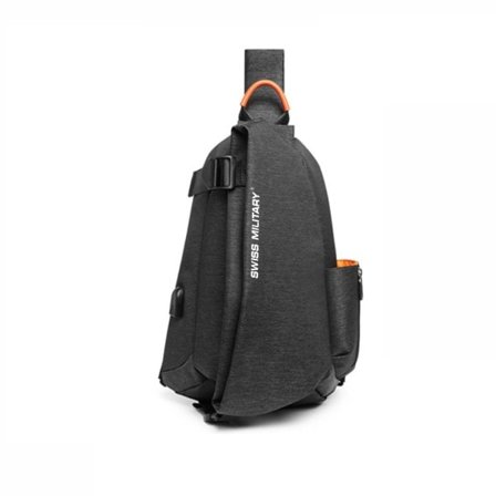 Multi Functional Men's Crossbody Bag Locomotive Bag Motionable vanntett skulder veske