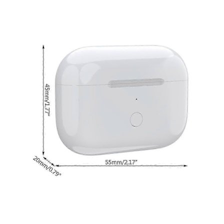 Erstatnings trådløst ladeetui for Airpod Pro øretelefon 660 Mah ladeetui støtter trådløs Ch hwy