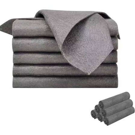 5 st magiska rengöringsdukar, förtjockade magiska rengöringsdukar utan ränder, återanvändbara magiska dukar för hemmet alla ändamål, glasrengöringsduk